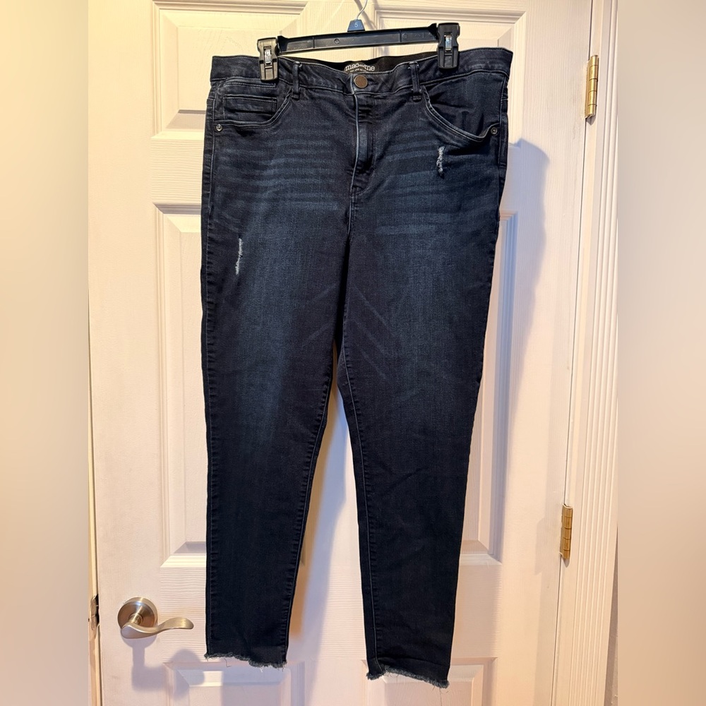 Mac and Me, Midnight Blue Skinny Jeans for Women, size 16